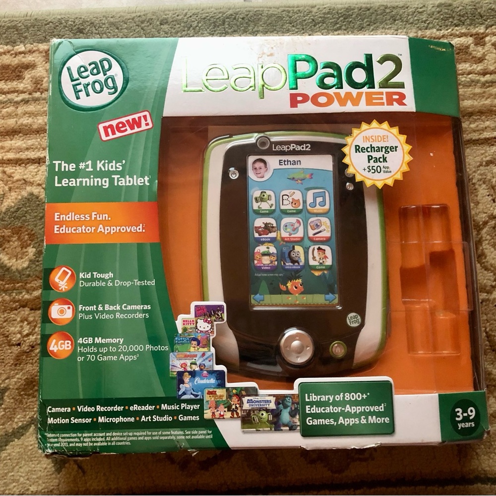 LeapPad2 Power Kids' Learning Tablet - Green/White